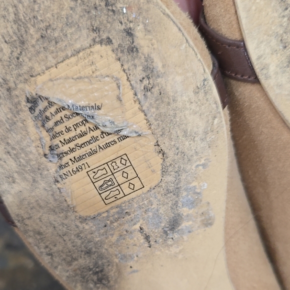 Janie and Jack Tan and Brown Flats - Picture 4 of 11